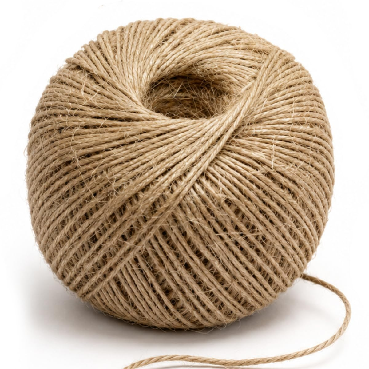 Natural jute thread for hanging torans and MDF cutouts, sold as 3 m or 15 m cut length