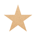 Star shape MDF Cutout For art and craft