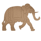 Pichwai Elephant MDF Cutout (Style -2)