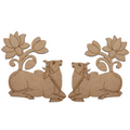 Kamdhenu Cow MDF Cutout (Style - 4)