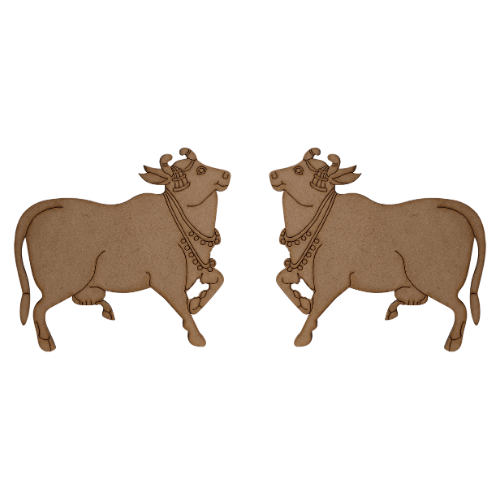 Kamdhenu Cow MDF Cutout