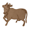 Kamdhenu Cow MDF Cutout