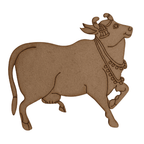 Kamdhenu Cow MDF Cutout
