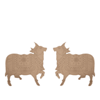 Kamdhenu Cow MDF Cutout (Style - 2)