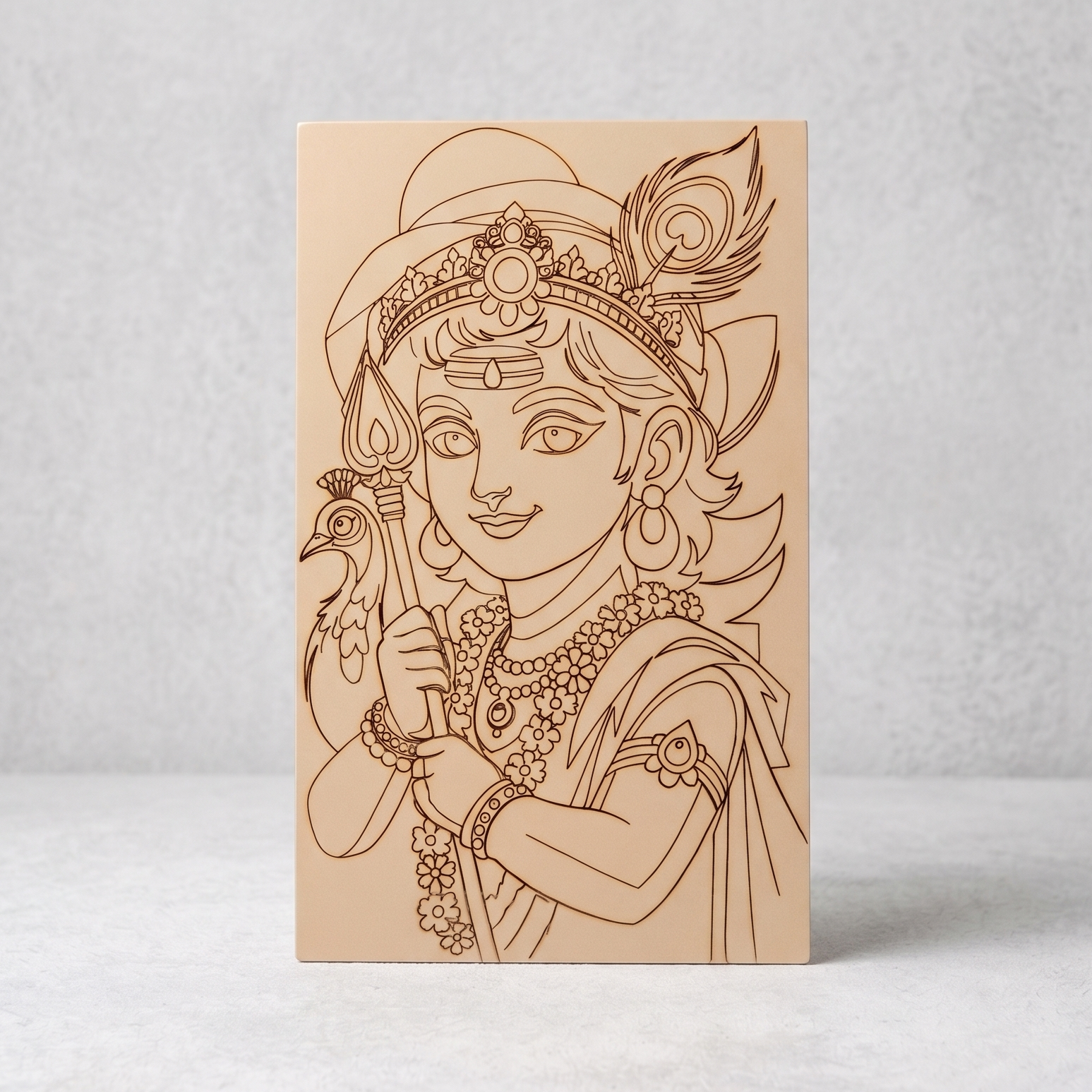 Kartikeya Ji MDF Cutout for Craft