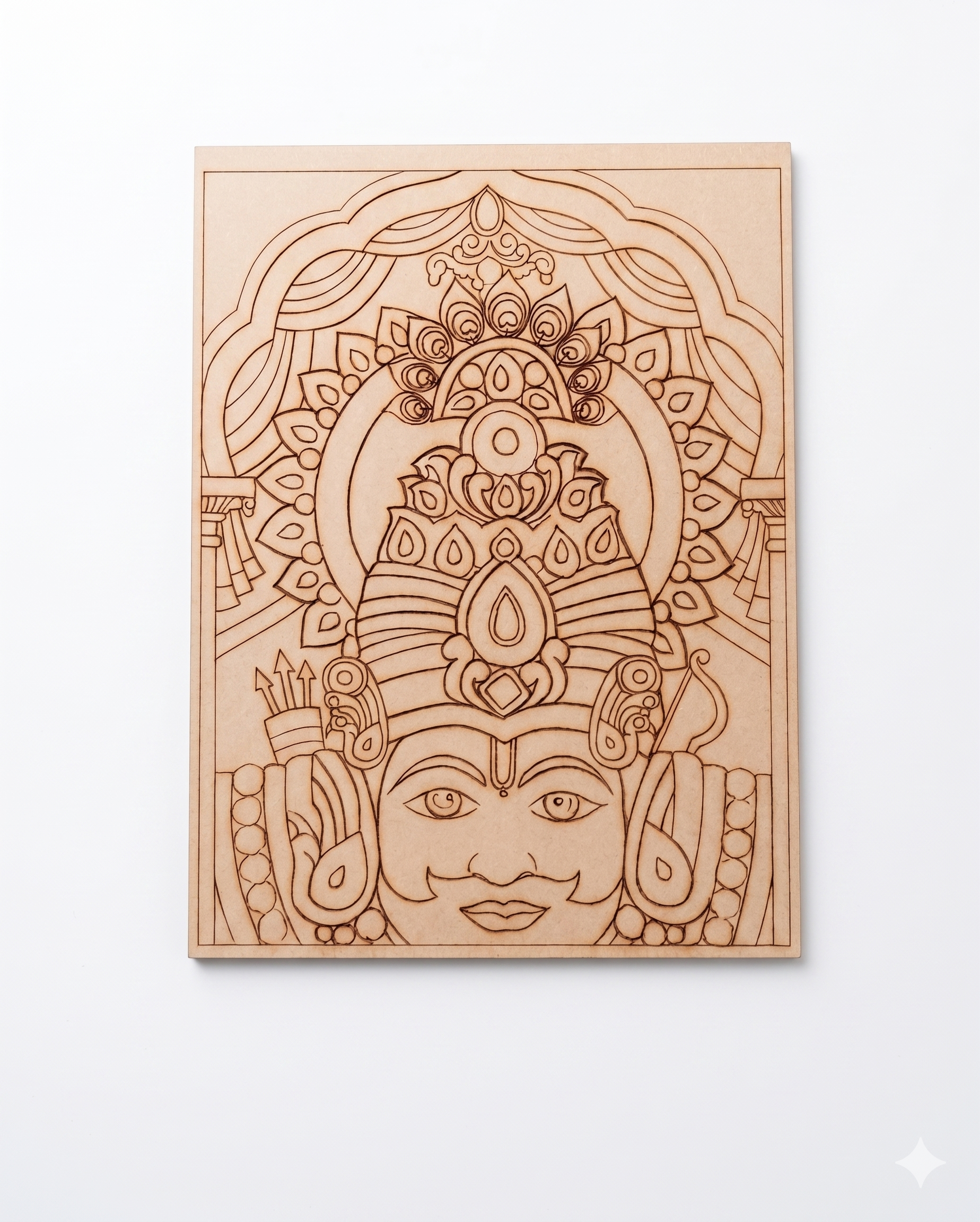 Khatu Shyam Ji MDF Cutout for Craft