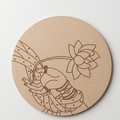 Krisha hand mdf cutout