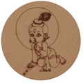 Pre-Marked Krishna Ji Round MDF Cutout 24 Inch