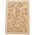 Krishna kalamkari design