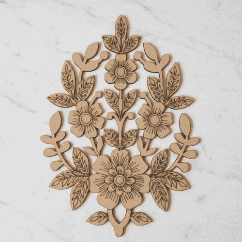 Laser Cut MDF Motiff Art -4