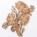 Lotus Flower Motif MDF Cutout