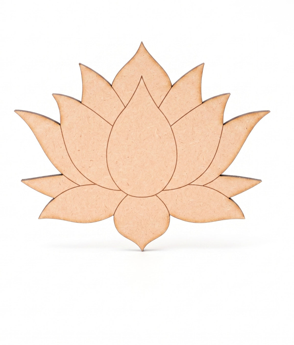 Lotus MDF cutout for DIY craft