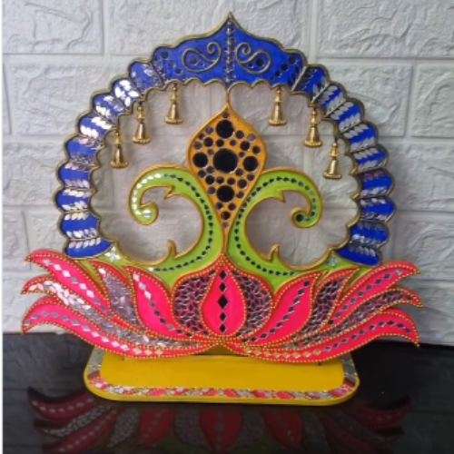 ganpati Back drop decorationn 
