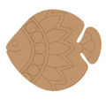 Pre marked MDF Fish cutout for craft