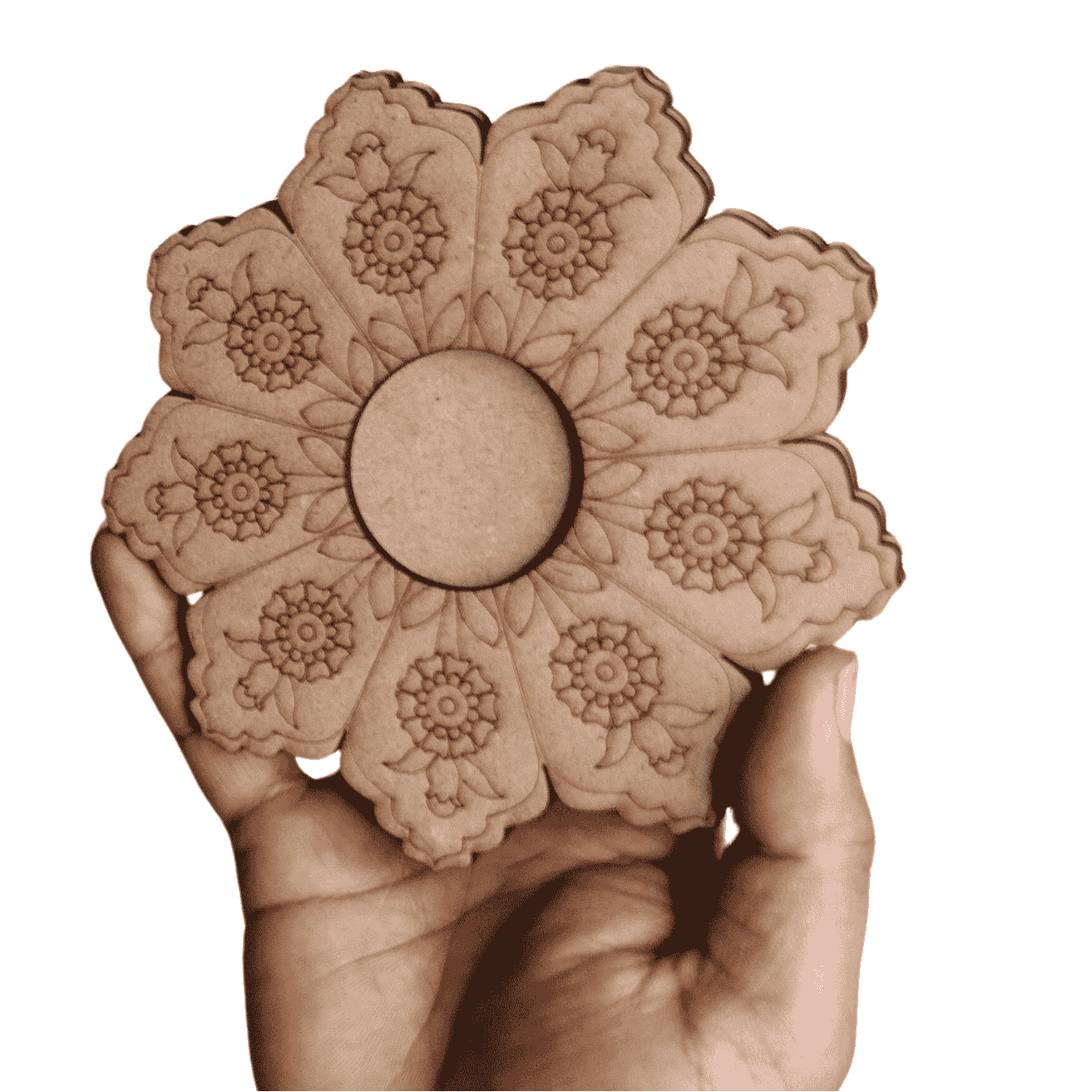 MDF tea light candle holder (Design -9)