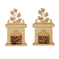Shubh Labh MDF cutout design 4 traditional Hindu festive entrance decor