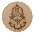 Round Pre Marked Maa Durga Cutout
