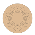 Pre marked mandala design mdf board base for lippan art 3
