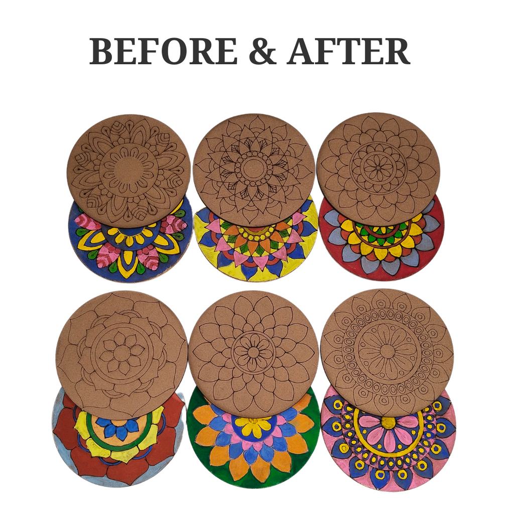 Mandala Coaster Painting Kit