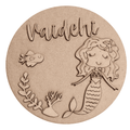 Mermaid theme Kids Name plate 2