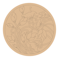Pre marked Pichwai  lotus  design mdf board art and craft