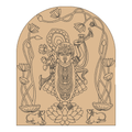 Pre-Marked Shrinath Ji MDF Cutout for Painting