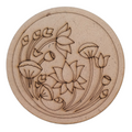 Pre-marked Pichwai Lotus MDF Round Cutout (Design -1) 24 Inch