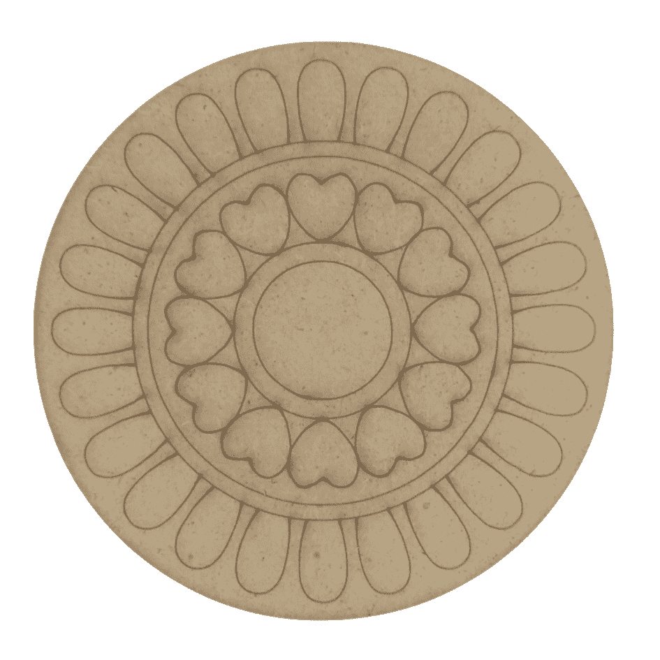 Pre marked mandala MDF board - 7