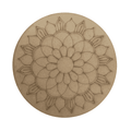 Pre marked mandala MDF board - 9 24 Inch