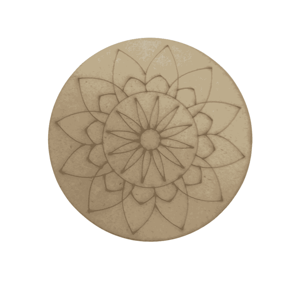 Mandala MDF base for lippan art - 3