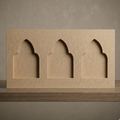 Scalloped Crown Arch MDF Jharokha Frame for Painting | Buy DIY Decor Base