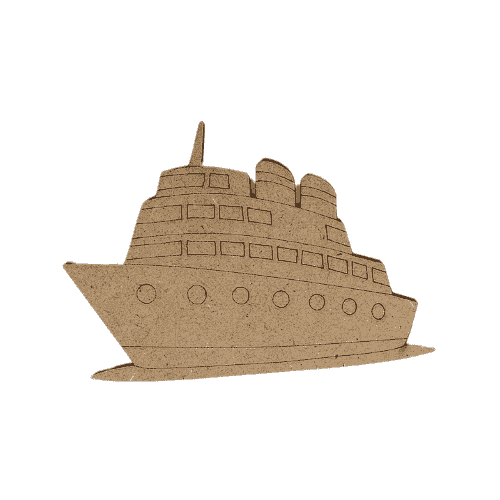 DIY Pre marked Ship Cutout For Painting