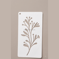 Berry Sprig Branch Reusable Stencil - 12.5x15 cm