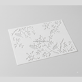 Bird & Branch Corner Reusable Stencil - 10x15 cm