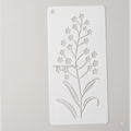Peony Bloom Stem Reusable Stencil - 10x15 cm