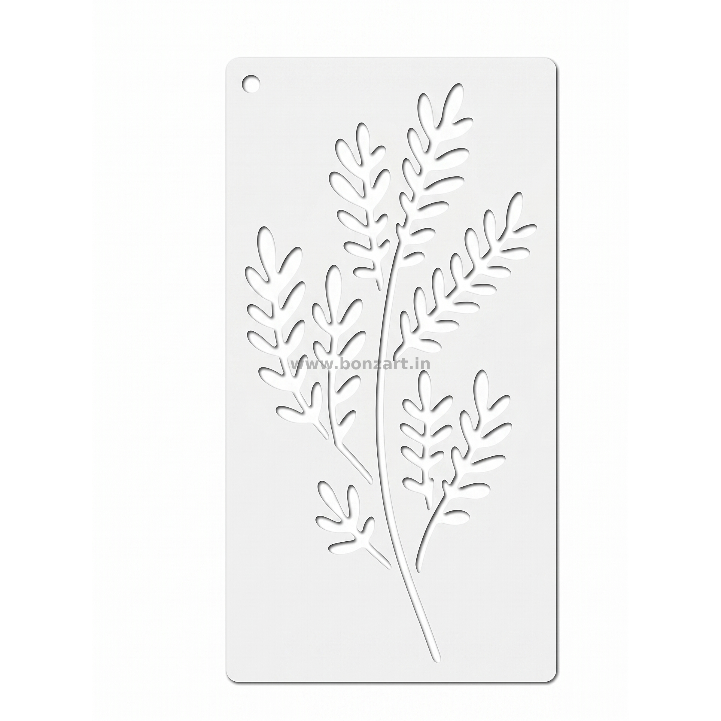 Bird & Blossom Branch Reusable Stencil - 10x15 cm