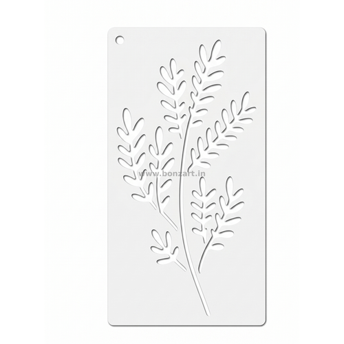 Bird & Blossom Branch Reusable Stencil - 10x15 cm