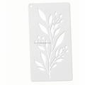 Fern Leaf Branch Reusable Stencil - 12.5x15 cm