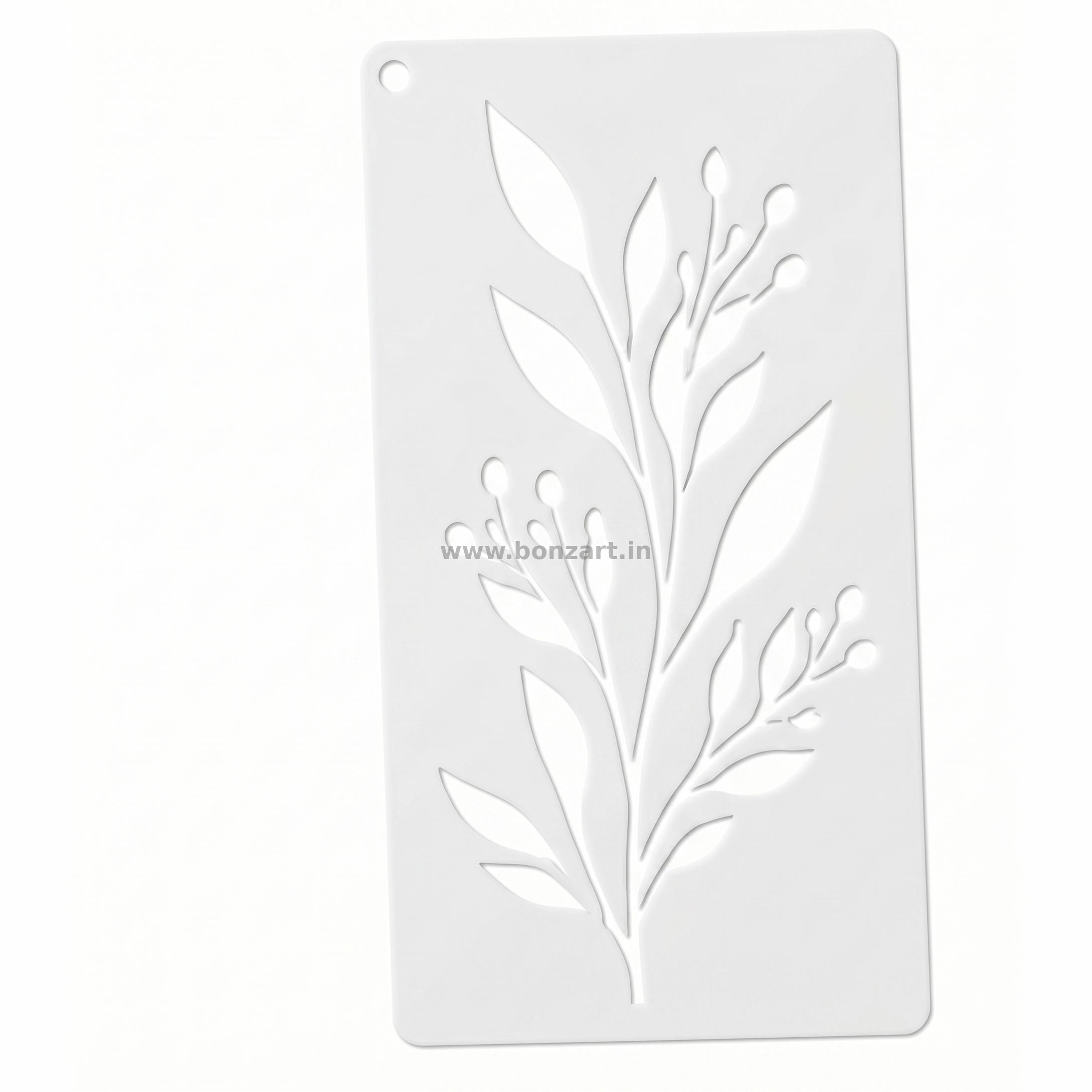 Fern Leaf Branch Reusable Stencil - 12.5x15 cm