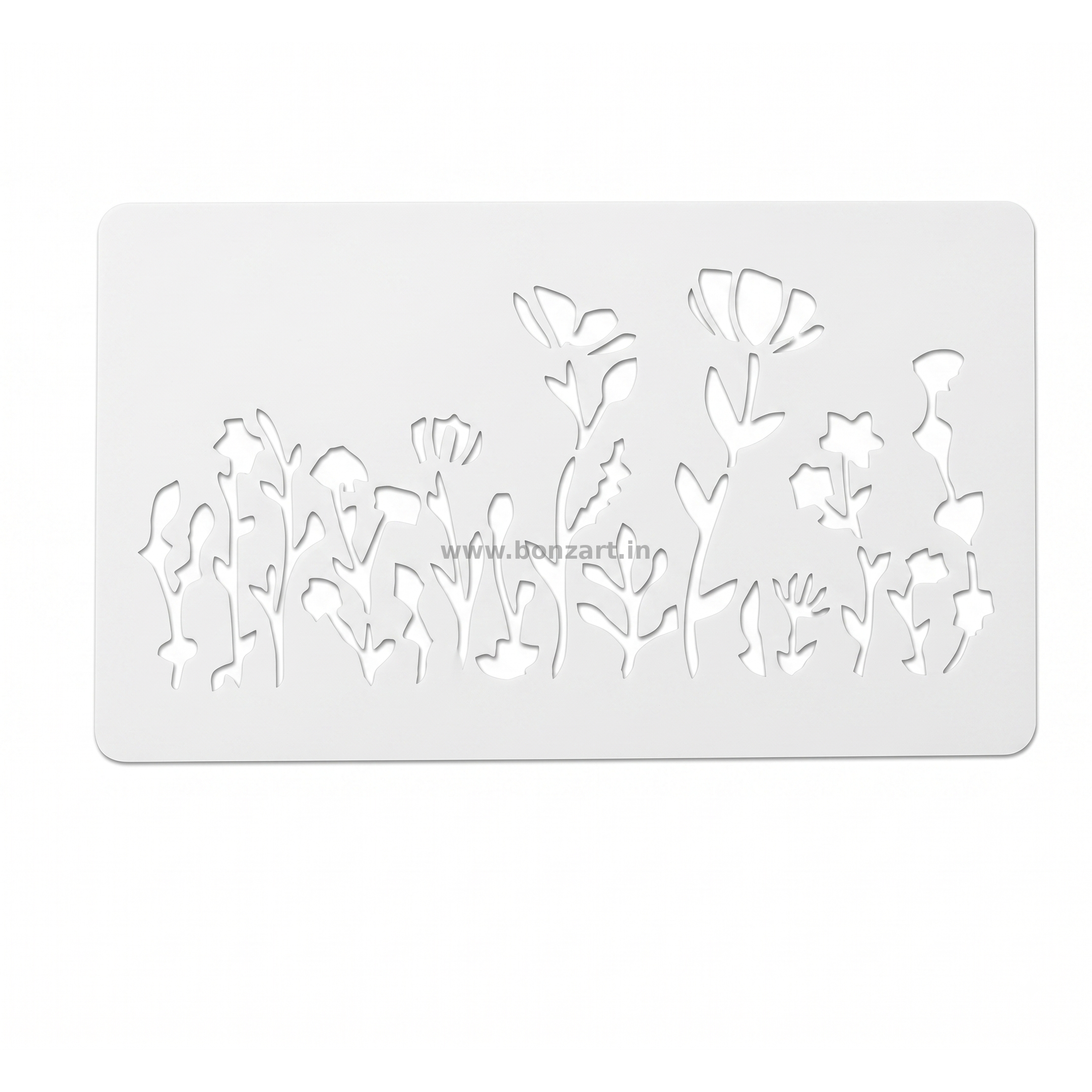 Cherry Blossom Branch Reusable Stencil - 10x15 cm