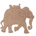 Pichwai Elephant MDF Cutout (Style -1)