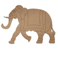 Pichwai Elephant MDF Cutout (Style -2)