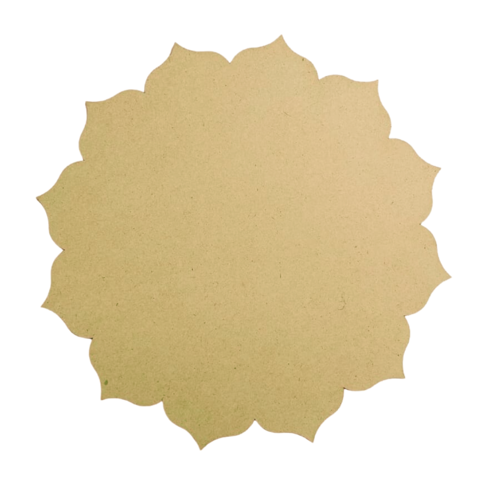 Mandala flower shape MDF base  Design