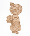 MDF Pre marked Cute Krishna Cutout  For Painting -10
