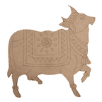 Kamdhenu Cow MDF Cutout (Style - 2)