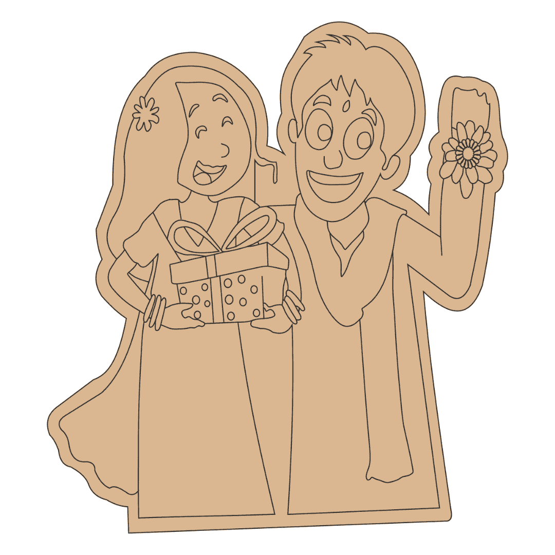 DIY Pre marked Sibling Cutout For Painting-7