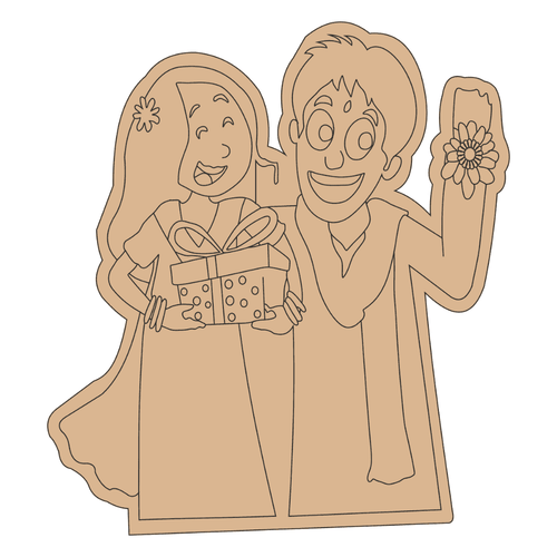 DIY Pre marked Sibling Cutout For Painting-7
