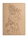 Radha Krishna MDF Cutout for Lippan Art 7