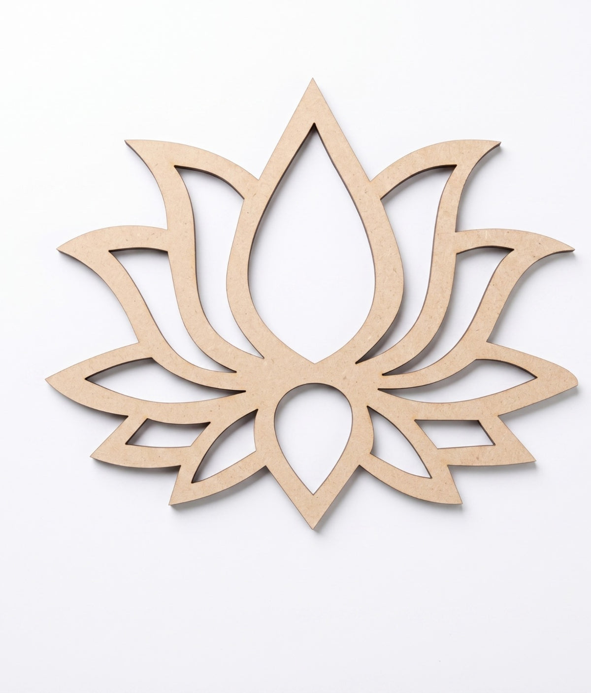 Lotus MDF cutout (Design 2) for DIY craft