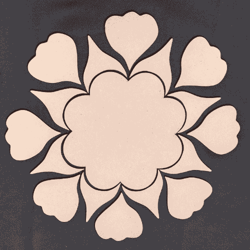 Mdf Rangoli Cutout (Design-10)